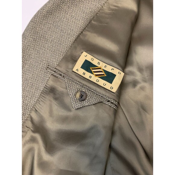 Joseph Abboud Wool Blazer Mens 42R Tweed Twill USA Made Jacket Sportcoat - Picture 11 of 12